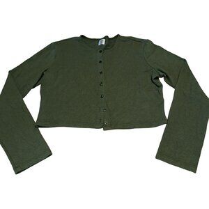 LESET x 818 Tequila The 818 Lauren Pina Green Cardigan Women's Medium M